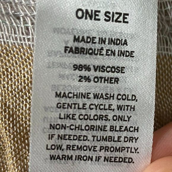 NWT MELROSE + MARKET Cream Striped Long Cardigan (O/S) - Picture 7 of 8